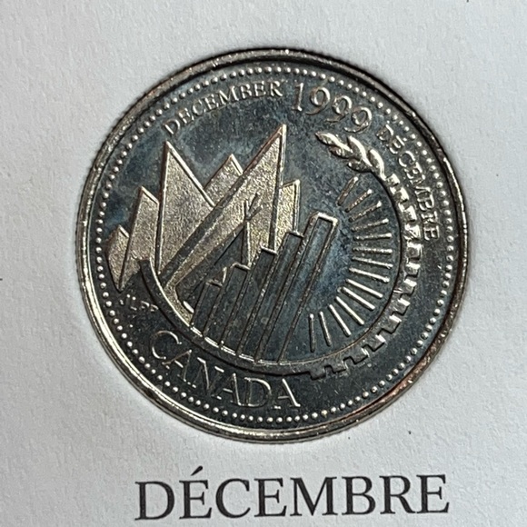 Partial 1999 Canada 25 Cent Coin Collection - Picture 14 of 14